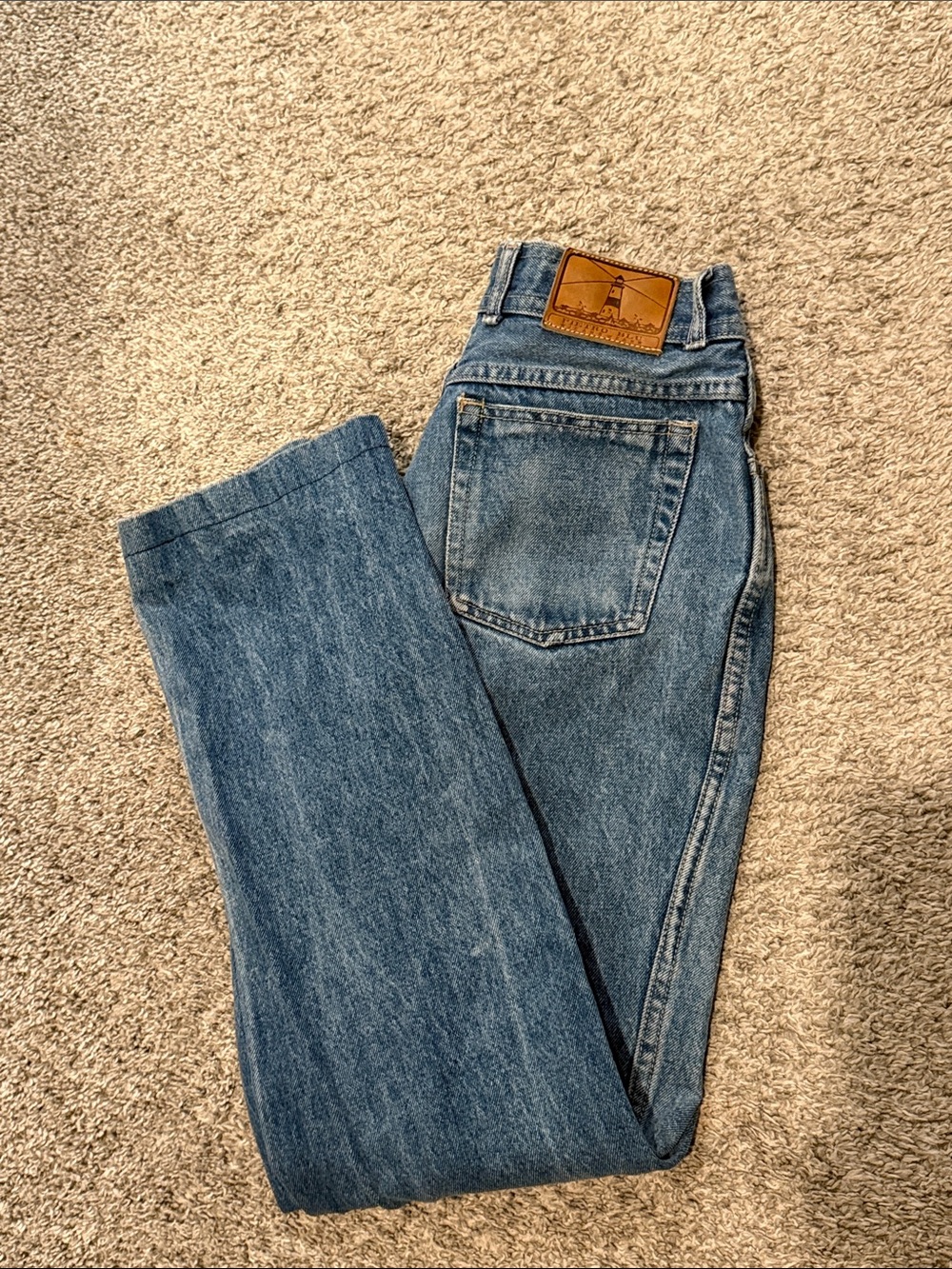 VINTAGE -  Pietro & Co. Women’s Blue Straight Leg Jeans (fits like a size 4) vin